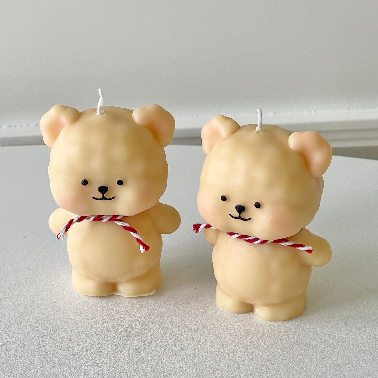Handmade Scented Standing Bbogom Bear Pillar Candle