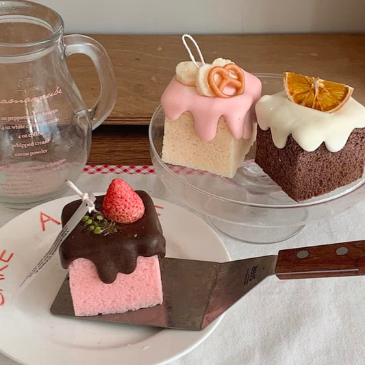 Square Cake Bread Candle Mold