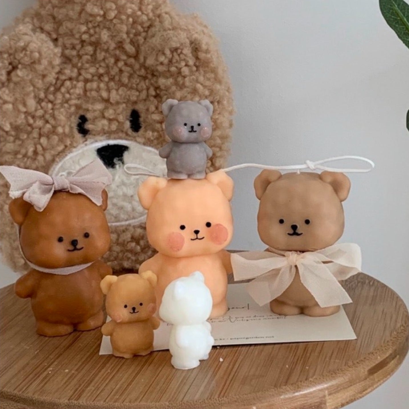 Large/MiniStanding Bbogom Bear Candle Mold