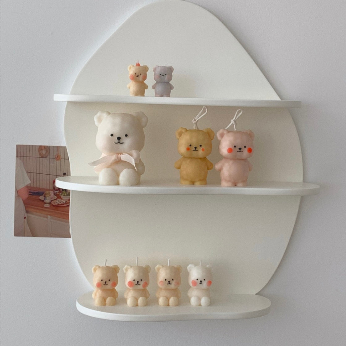 Extra Large/Medium Sitting Bbogom Bear Candle Mold
