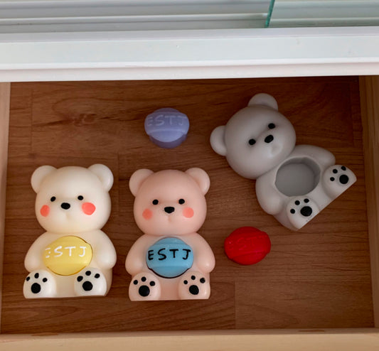 MBTI Bear Candle Mold