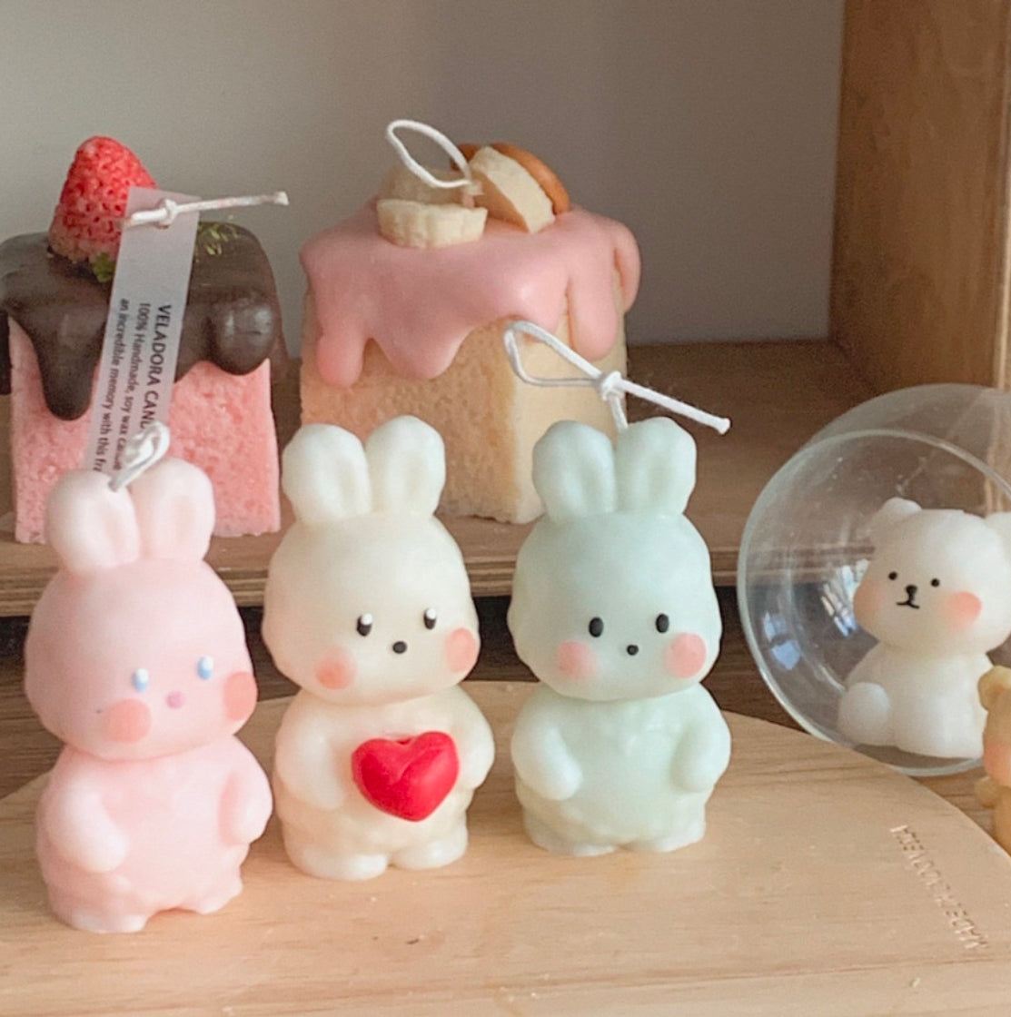 Large/Mini Bbogom Bunny Candle Mold