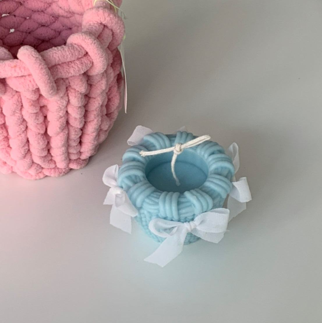 Knit Pot Candle Mold