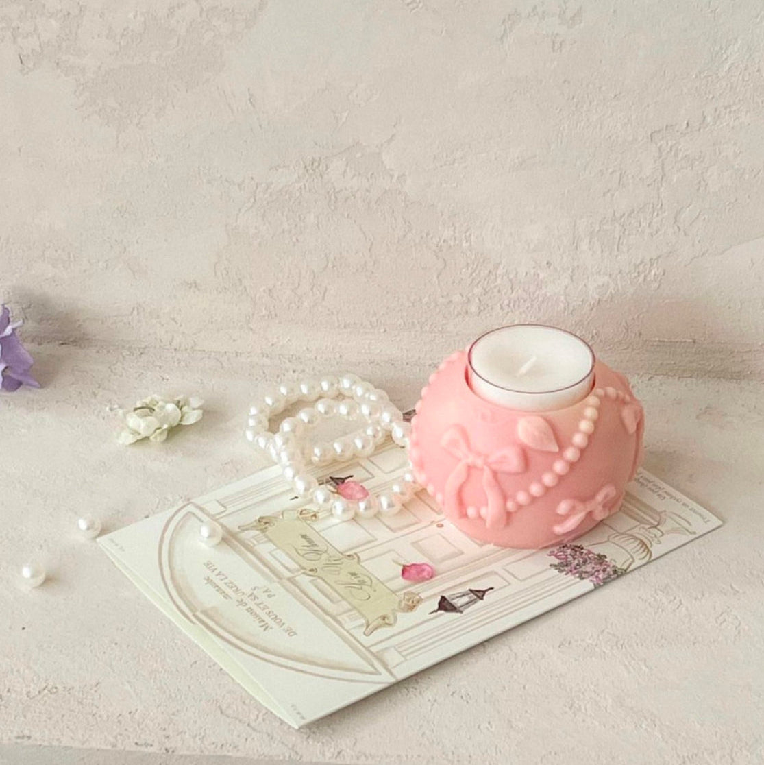 Lovely Pearl Bowl Candle Mold