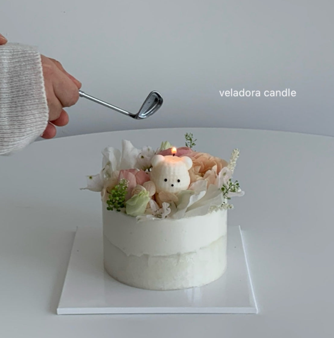 Golf Bear Candle Mold