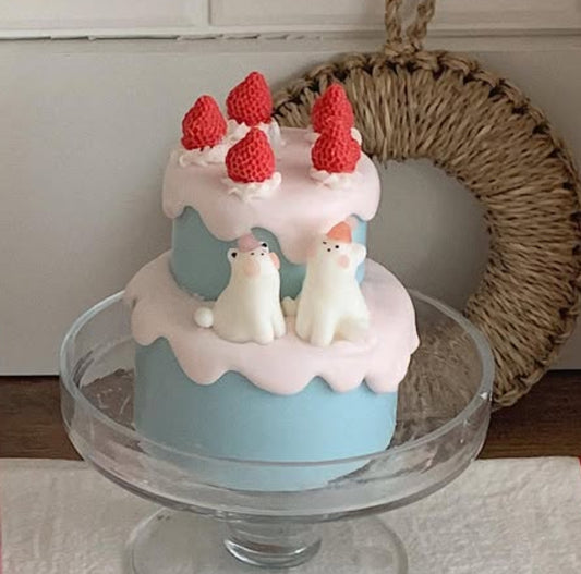 Bear and Cat Candle Mold