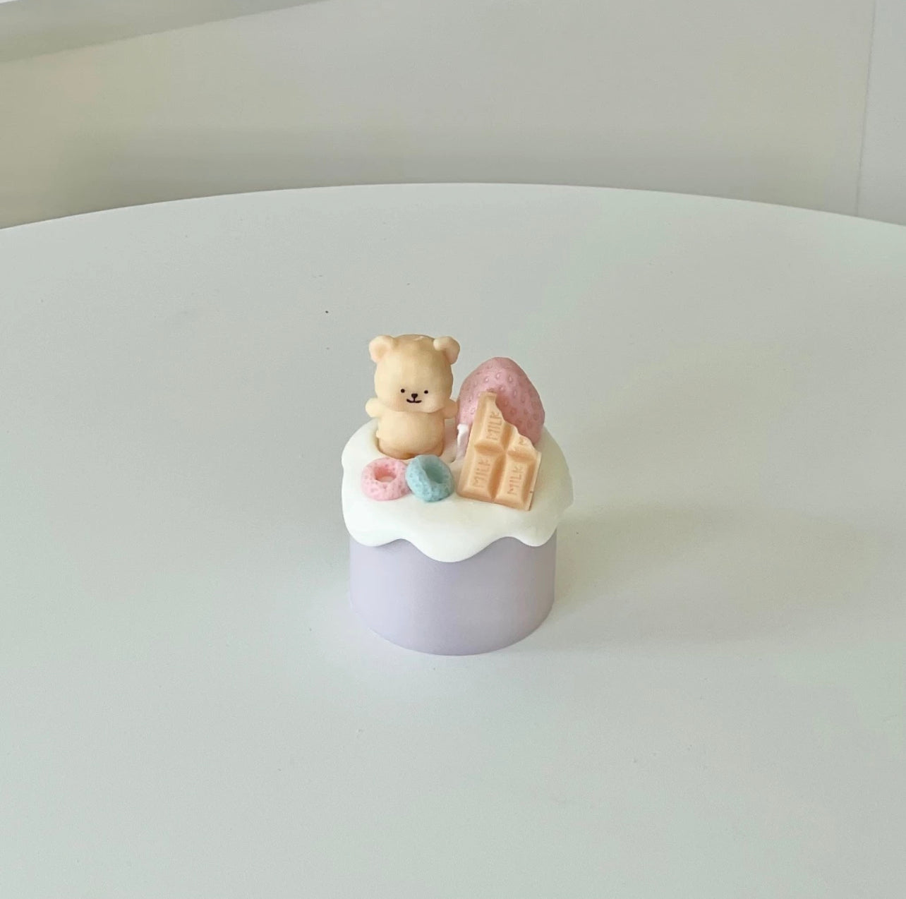 Handmade Scented Mini Bear Cake Candle