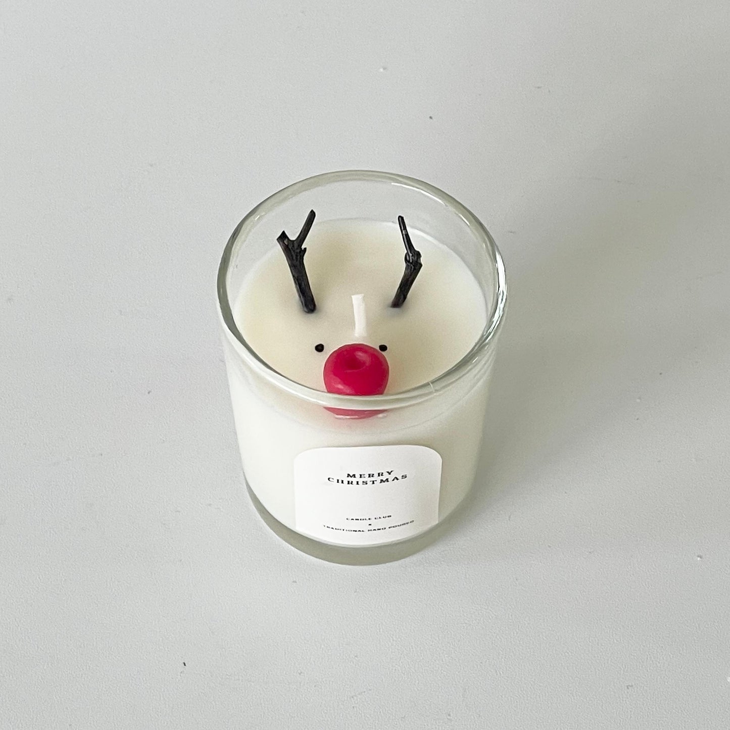Handmade Scented Snowman Santa Rudolph Container Candle