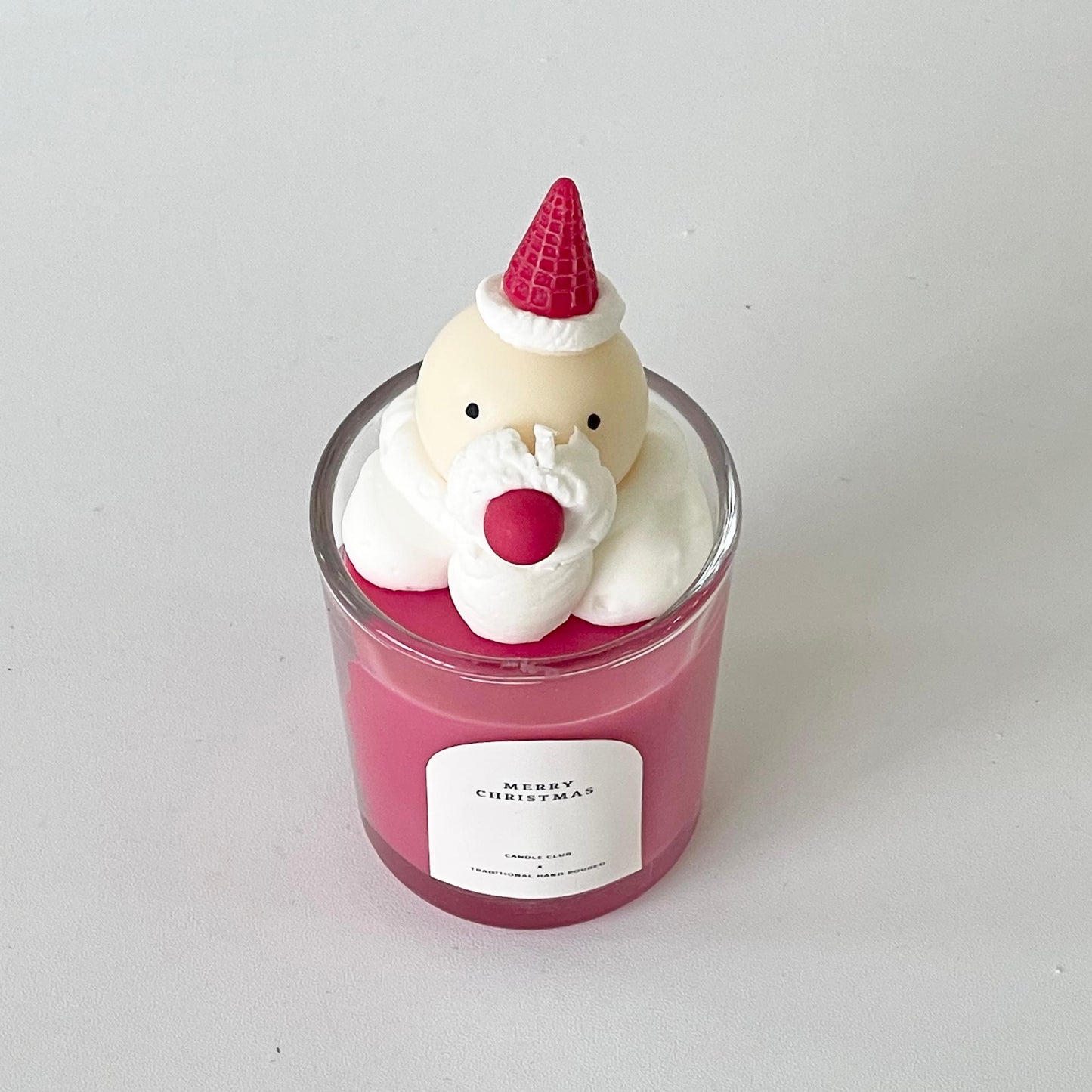 Handmade Scented Snowman Santa Rudolph Container Candle