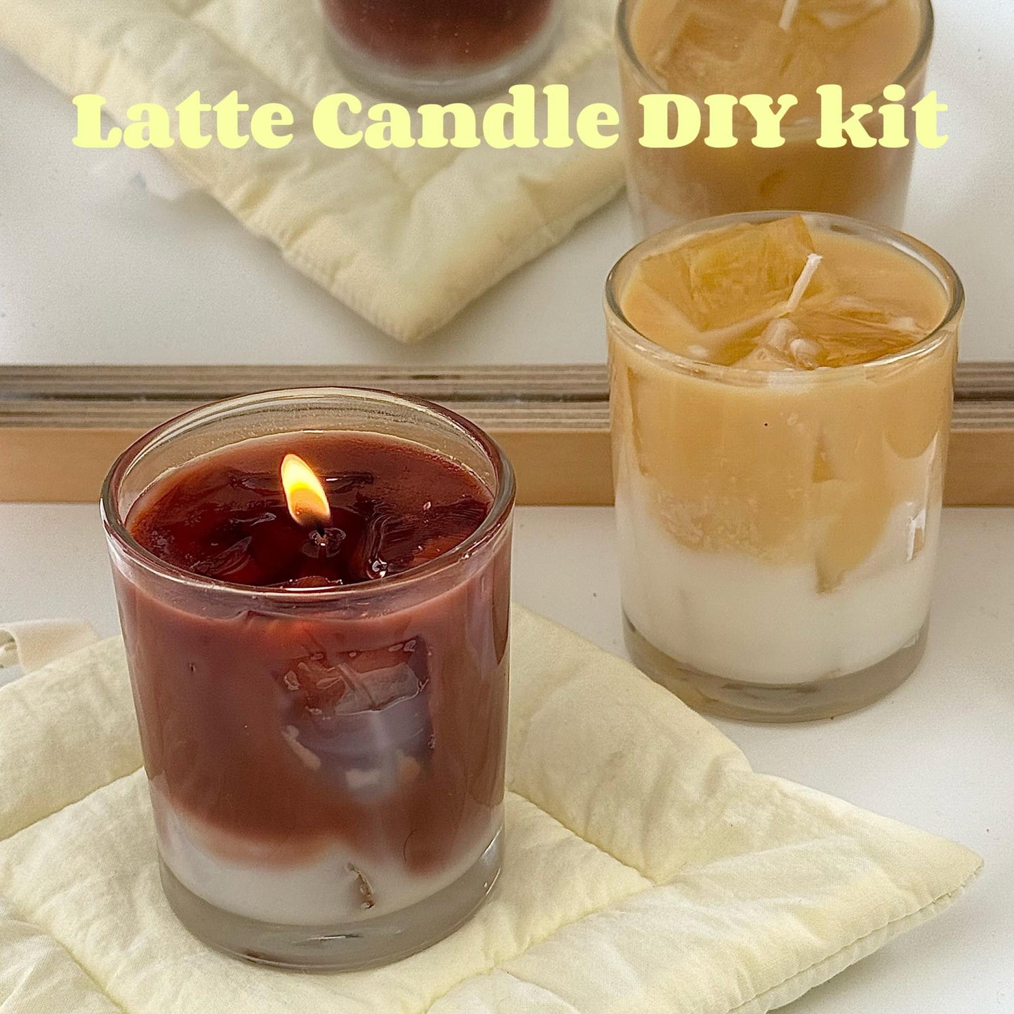 Candle Club Homemade Scented Latte Candle DIY kit