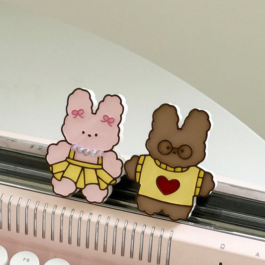 Handmade Korea Style Aroma Stone Aircon Clip *free 5ml fragrance oil