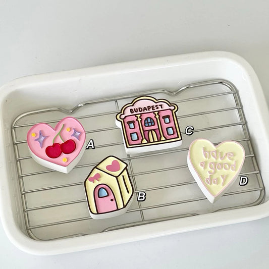 Handmade Korea Style Aroma Stone Aircon Clip *free 5ml fragrance oil