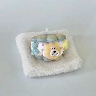 Handmade Scented Seashell Macaron Pillar Candle