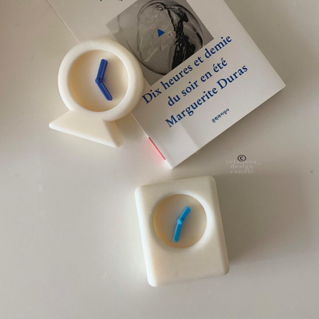 Square/Round Clock Candle Mold