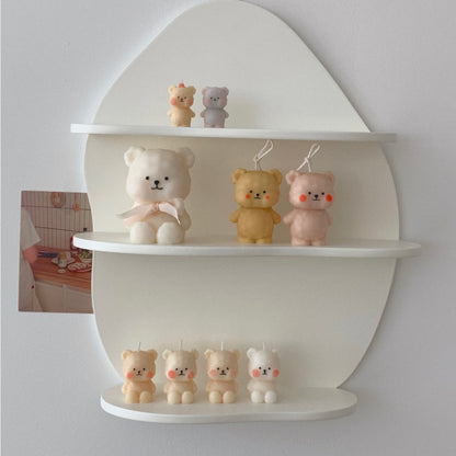 Extra Large/Medium Sitting Bbogom Bear Candle Mold
